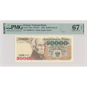 50,000 PLN 1993 - S - PMG 67 EPQ