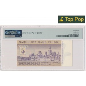 200.000 złotych 1989 - R - PMG 68 EPQ