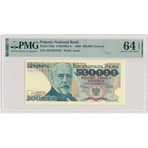 500 000 PLN 1990 - AD - PMG 64 EPQ