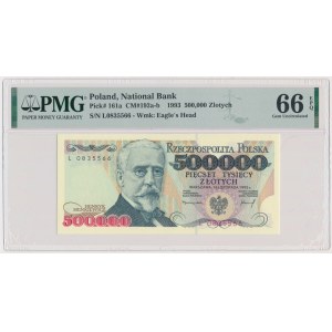 500.000 złotych 1993 - L - PMG 66 EPQ