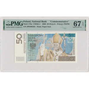 50 złotych 2006 - Jan Paweł II - PMG 67 EPQ