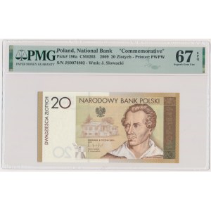 20 złotych 2009 - Juliusz Słowacki - PMG 67 EPQ