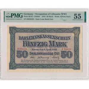 Kowno, 50 marek 1918 - B - PMG 55