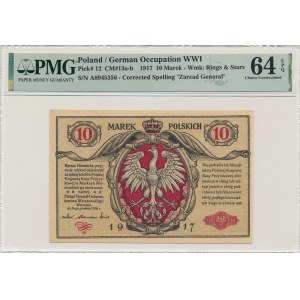 10 marks 1916 - General - tickets - PMG 64 EPQ.