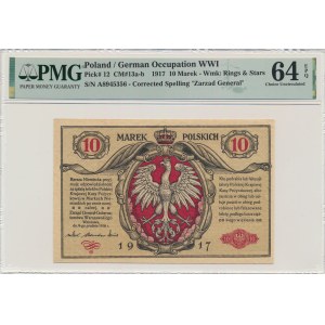 10 značiek 1916 - Všeobecné - vstupenky - PMG 64 EPQ