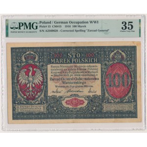 100 marks 1916 - General - PMG 35