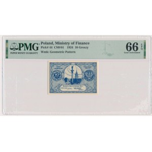 10 halierov 1924 - PMG 66 EPQ