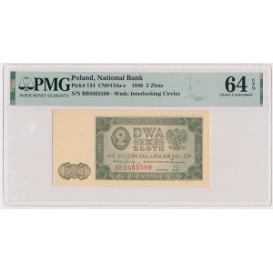 2 gold 1948 - BB - PMG 64 EPQ - rarer series