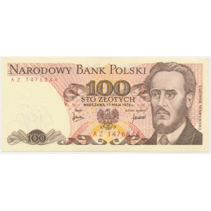 100 złotych 1976 - AZ - rzadsza