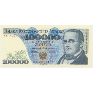 100,000 PLN 1990 - BK -.