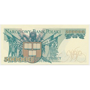 500.000 złotych 1990 - F - bardzo rzadkie