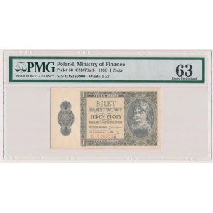 1 zlatý 1938 - ID - PMG 63