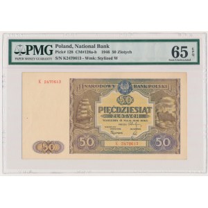 50 zlatých 1946 - K - PMG 65 EPQ