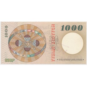 1,000 zloty 1965 - MODEL - S -.