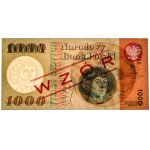 1,000 zloty 1965 - MODEL - S -.
