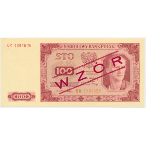 100 Zloty 1948 - MODELL - KR -.