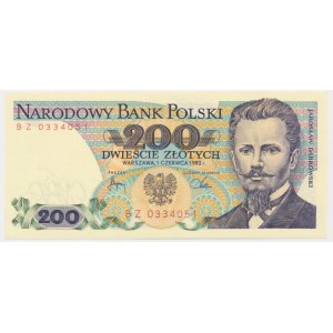 200 złotych 1982 - BZ -
