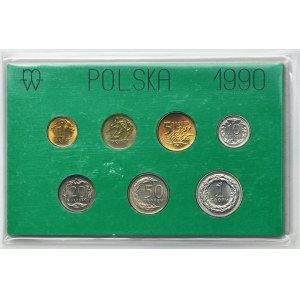 Set, Vintage sets of circulating coins 1990-1994 (28 pieces).