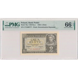 2 zlaté 1936 - CT - PMG 66 EPQ