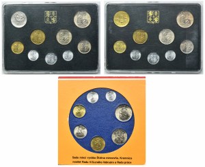 Zestaw, Słowacja, Czechosłowacja, Zestawy rocznikowe 1990-1991 (25 szt.)