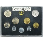 Satz, Slowakei, Tschechoslowakei, 1990-1991 Jahrgangssätze (25 Stück)