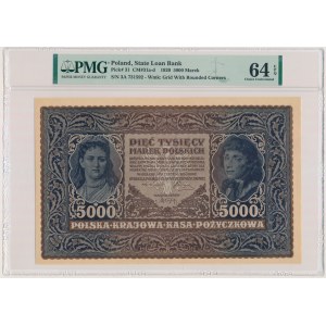 5 000 mariek 1920 - III Séria A - PMG 64
