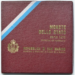 Zestawy, San Marino, Zestawy rocznikowe 1972-1975 (32 szt.)