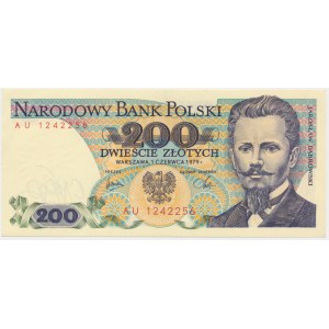 200 złotych 1979 - AU -