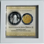 Medal Santo 2014 Kanonizacja Jana Pawła II