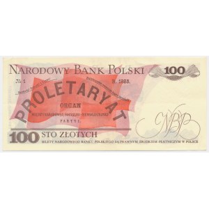 100 złotych 1982 - HG - pierwsza seria rocznika