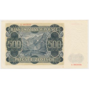 500 złotych 1940 - B -