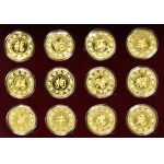 Set, Medals of 12 Chinese zodiac signs (12 pcs.)