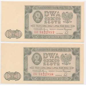 2 gold 1948 - BR - consecutive numbers