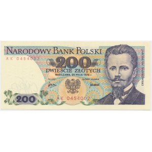 200 zlotých 1976 - AK -