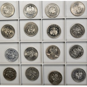 Sada, Směs oběžných mincí Polské lidové republiky a Třetí republiky (16 ks)