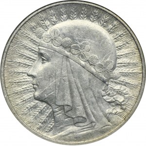 Kopf einer Frau, 10 Gold London 1932