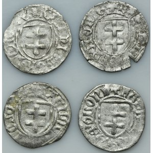 Set, Casimir IV Jagiellon, Schilling Thorn undated (4 pcs.)