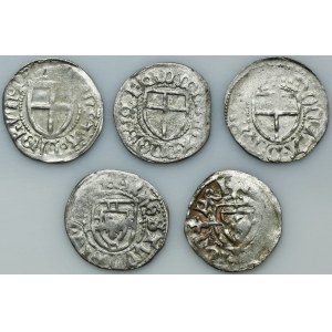 Set, Teutonic Order, Schilling (5 pcs.)