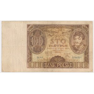 100 złotych 1932 - Ser.AA. - rzadka seria