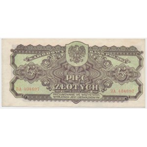 5 złotych 1944 ...owym - BA -