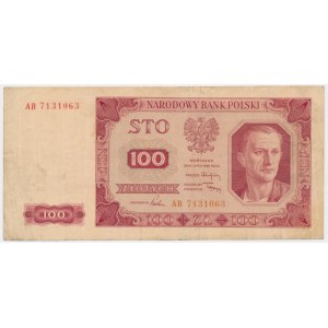 100 zlotých 1948 - AB - vzácna séria