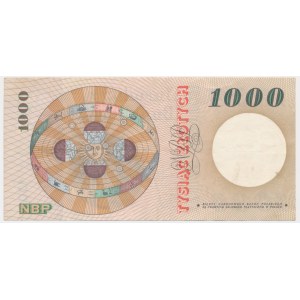 1,000 zloty 1965 - M -.