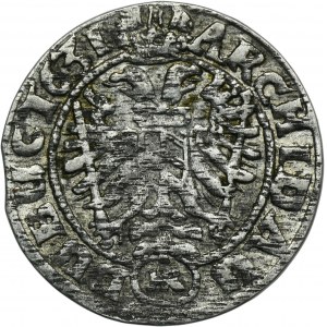 Sliezsko, vláda Habsburgovcov, Ferdinand II, 3 Krajcary Wrocław 1631 HR