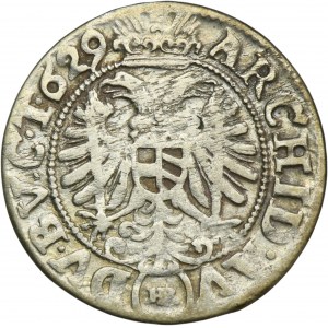 Silesia, Habsburg rule, Ferdinand II, 3 Kreuzer Breslau 1629 HR