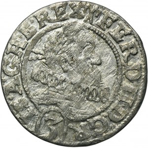 Silesia, Habsburg rule, Ferdinand II, 3 Kreuzer Breslau 1628 HR