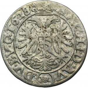 Silesia, Habsburg rule, Ferdinand II, 3 Kreuzer Breslau 1628 HR