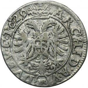 Silesia, Habsburg rule, Ferdinand II, 3 Kreuzer Breslau 1629 HR