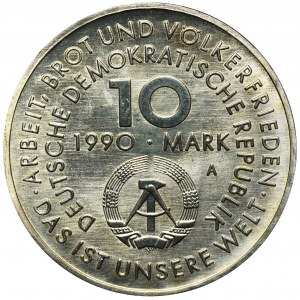 Německo, NDR, 10 Mark Berlin 1990 A - 1. května