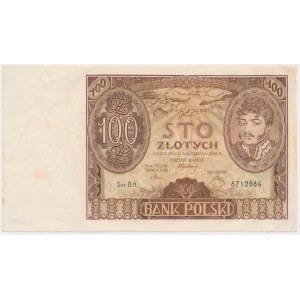 100 złotych 1934 - Ser. BH. - znw. +x+ -