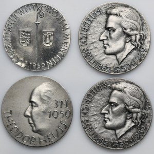 Set, Germany, Medals (4 pcs.)